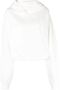 The Attico Hoodie met logo-reliëf Wit - Thumbnail 1