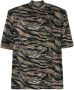 The Attico T-shirt met camouflageprint Groen - Thumbnail 1