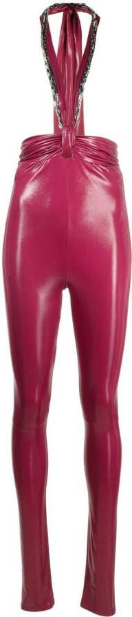 The Attico Legging met halsband Roze