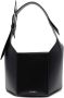 The Attico Leren shopper Zwart - Thumbnail 1