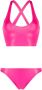 The Attico Bikini met geborduurd logo Roze - Thumbnail 1
