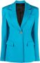The Attico Blazer met puntige revers Blauw - Thumbnail 1