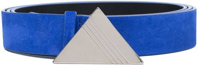 The Attico Riem met triangel gesp Blauw
