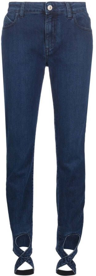 The Attico Skinny jeans Blauw