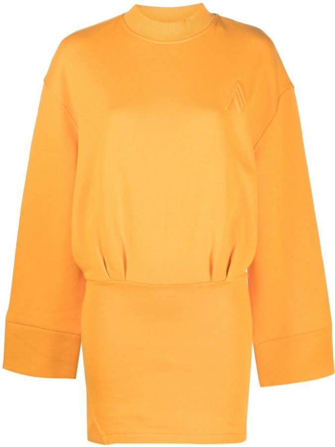 The Attico Sweaterjurk Oranje
