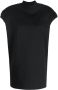 The Attico T-shirt met hoge hals Zwart - Thumbnail 1