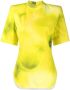The Attico T-shirt met tie-dye print Geel - Thumbnail 1
