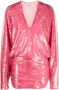 The Attico Mini-jurk met pailletten Roze - Thumbnail 1