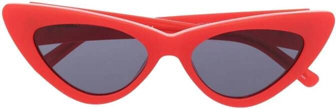 The Attico Zonnebril met cat-eye montuur Rood