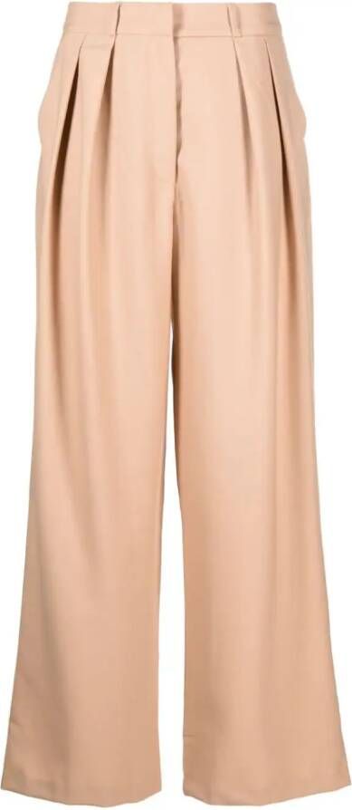 The Frankie Shop Geplooide broek Beige