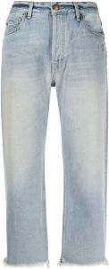 The Great. Cropped jeans Blauw