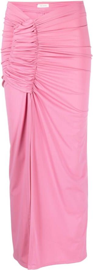 The Mannei Asymmetrische rok Roze