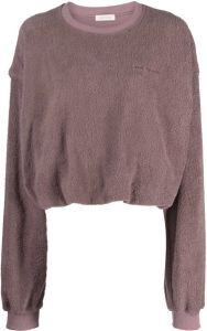 The Mannei Fleece sweater Paars