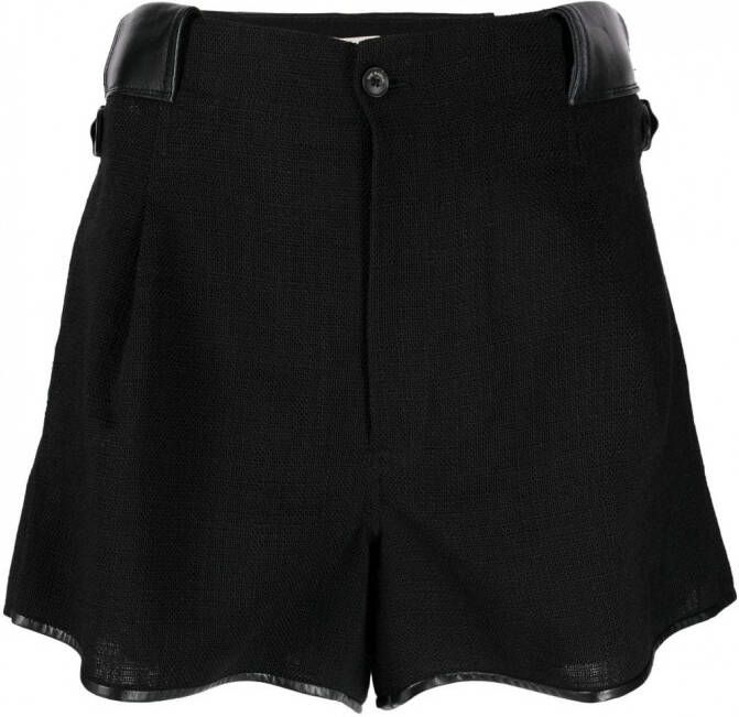 The Mannei High waist shorts Zwart