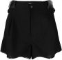 The Mannei High waist shorts Zwart - Thumbnail 1