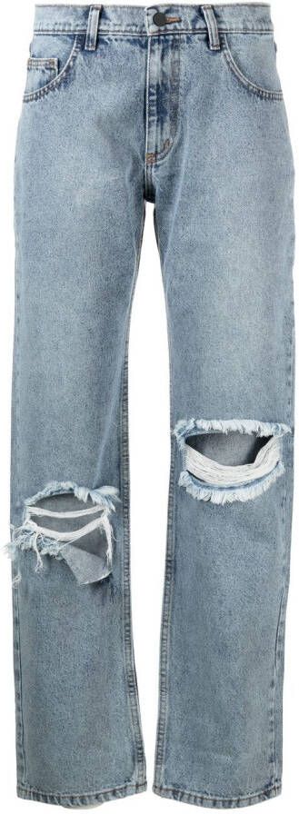 The Mannei Straight jeans Blauw