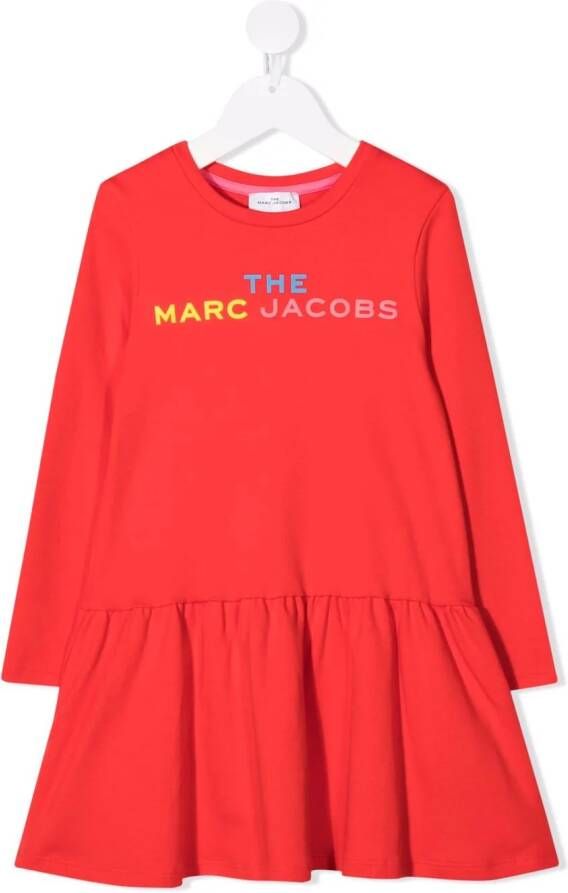 Marc Jacobs Kids Flared jurk Rood