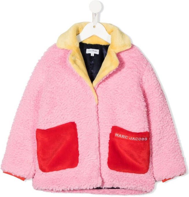 Marc Jacobs Kids Jas met colourblocking Roze