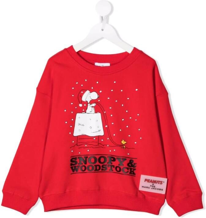 Marc Jacobs Kids Sweater met print Rood