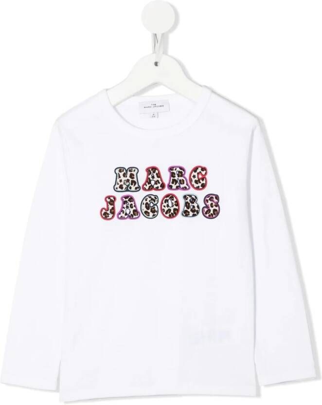 Marc Jacobs Kids T-shirt met lange mouwen Wit