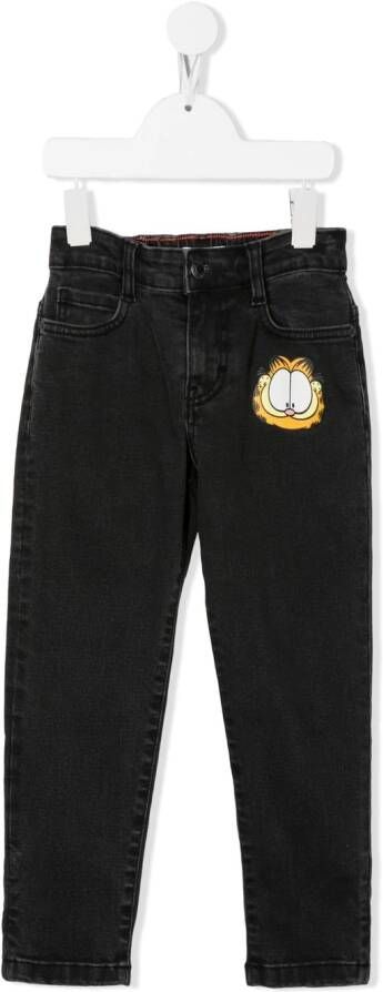 Marc Jacobs Kids x Garfield jeans met patchdetail Grijs