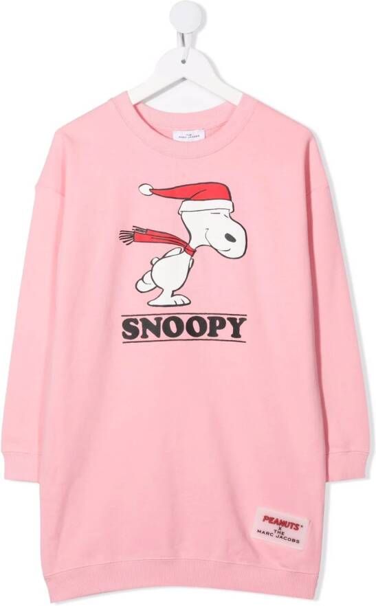 Marc Jacobs Kids x Peanuts jurk met print Roze