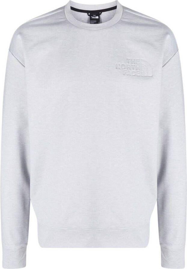 The North Face Sweater met logo-reliëf Grijs