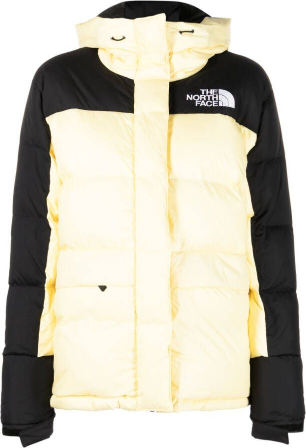 The North Face Gewatteerd donsjack Geel