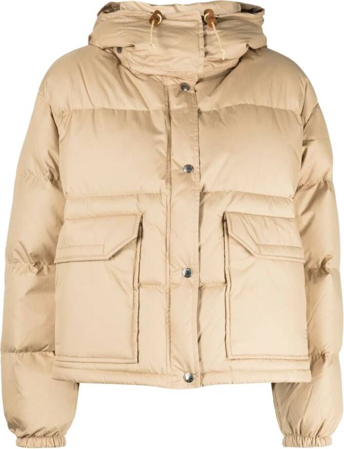 The North Face hooded button-up padded jacket Bruin