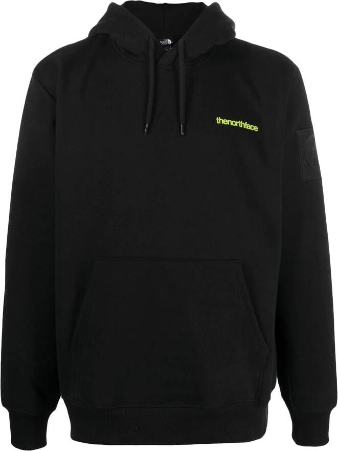 The North Face Hoodie met logoprint Zwart