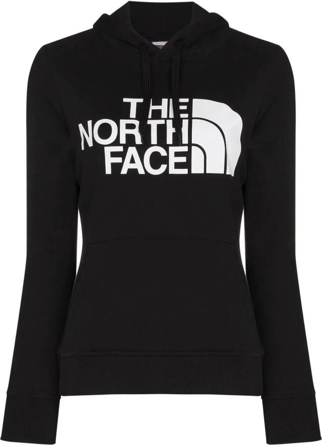 The North Face Hoodie met logoprint Zwart