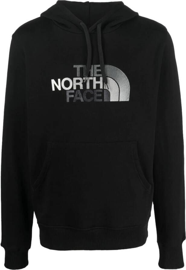 The North Face Hoodie met logoprint Zwart