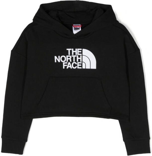 The North Face Kids Hoodie met logoprint Zwart