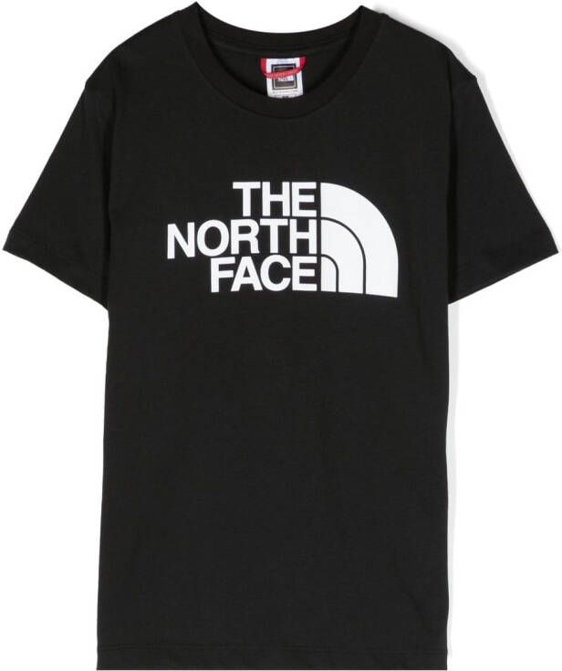 The North Face Kids T-shirt met logoprint Zwart