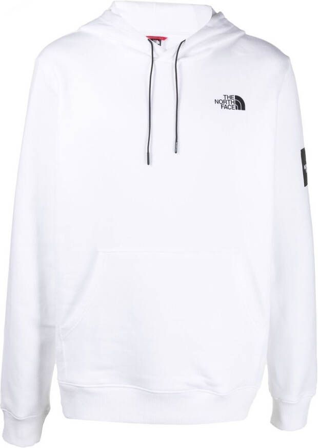 The North Face Hoodie met logopatch Wit