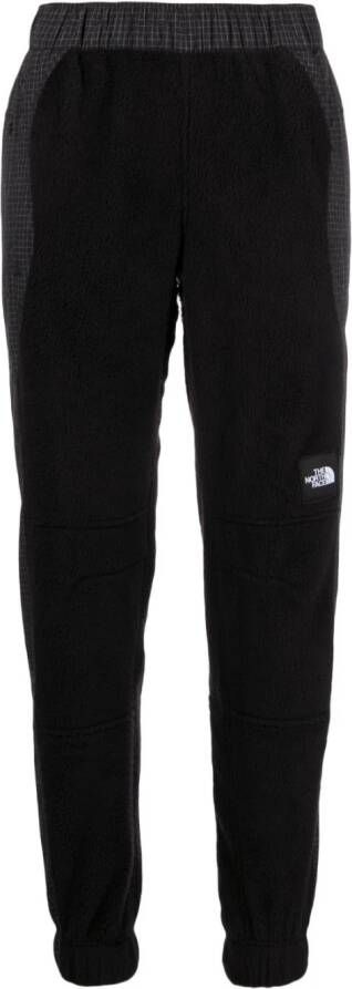 The North Face logo-patch track pants Zwart