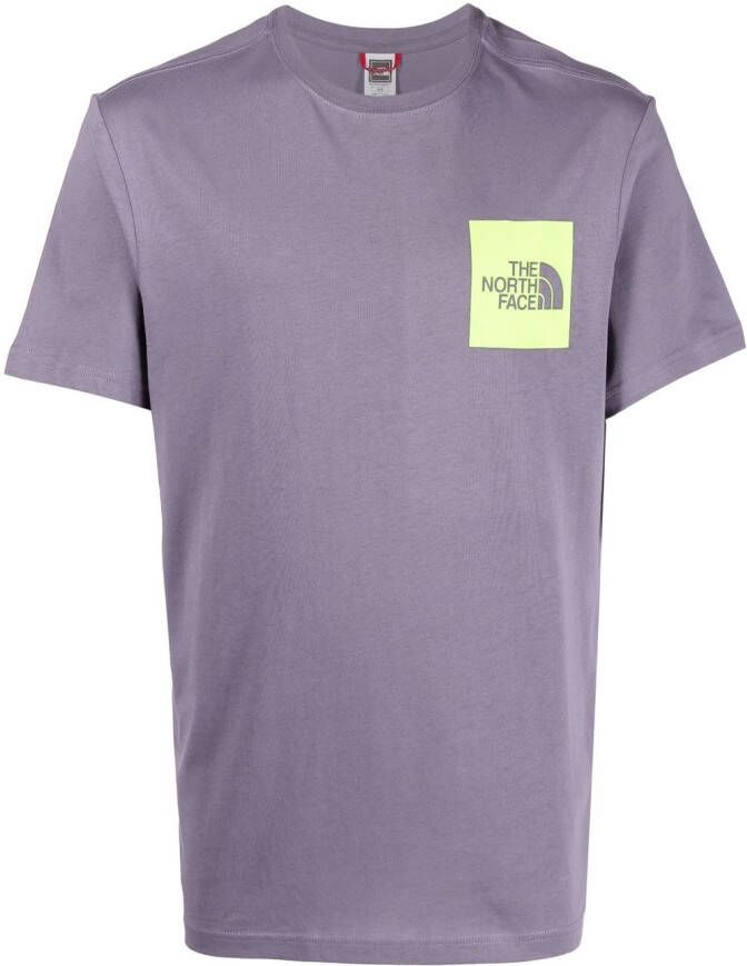 The North Face T-shirt met logoprint Paars