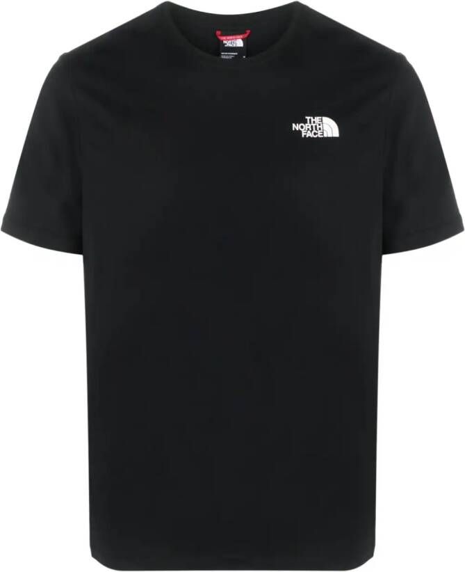 The North Face T-shirt met logoprint Zwart