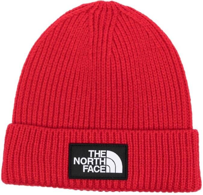 The North Face Muts met logopatch Rood