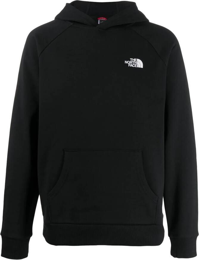 The North Face Raglan hoodie Zwart