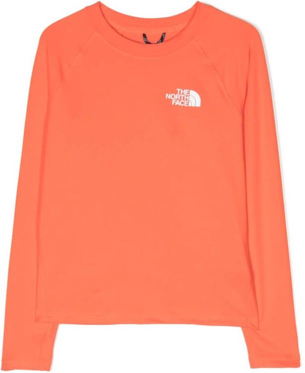 The North Face Sweater met logoprint Oranje
