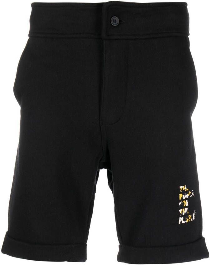 The Power For The People Fleece shorts Zwart