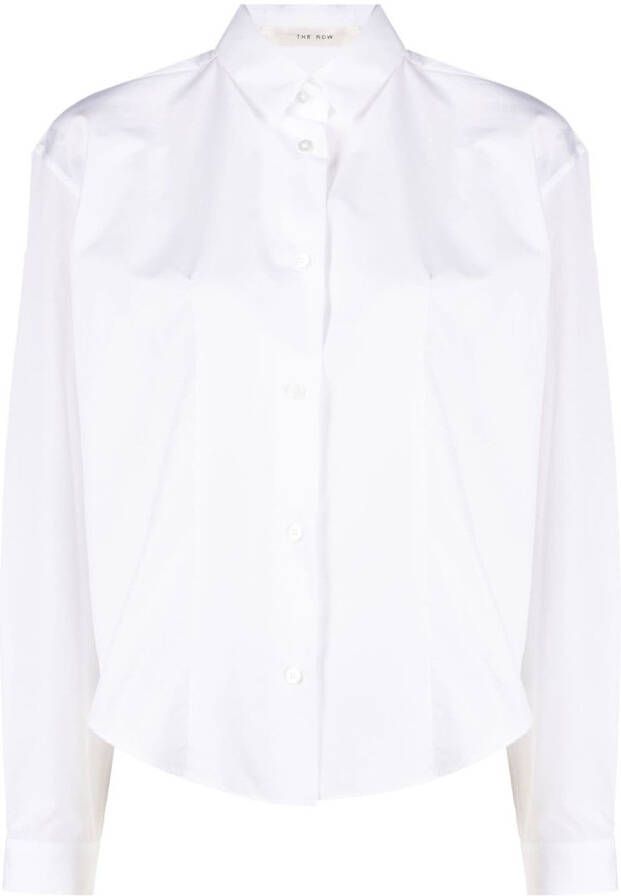 The Row Katoenen blouse Wit