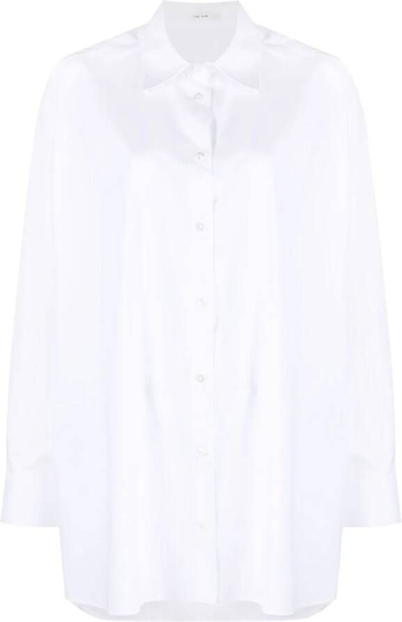 The Row Katoenen blouse Wit