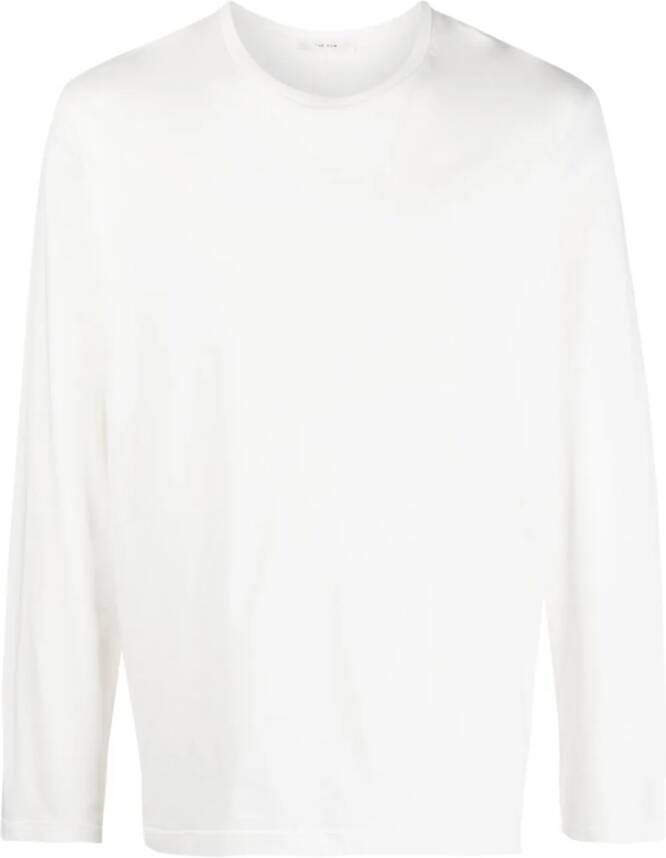 The Row Leon T-shirt met lange mouwen Wit