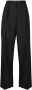 The Row Mid waist pantalon Zwart - Thumbnail 1