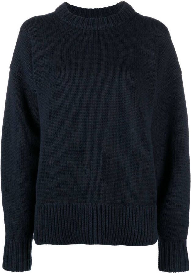 The Row Trui met pofmouwen Blauw