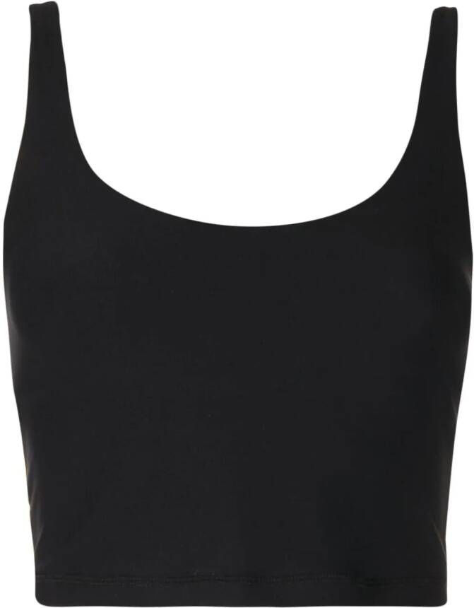 The Upside Tess mouwloze top met logoprint Zwart
