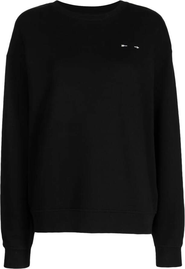 The Upside Sweater met geborduurd logo Zwart