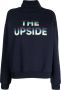 The Upside Sweater met tekst Blauw - Thumbnail 1